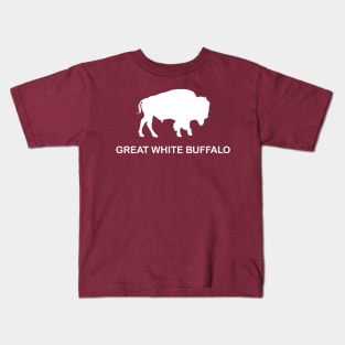 Great White Buffalo Kids T-Shirt